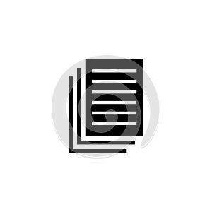 Paper Documents Flat Vector Icon