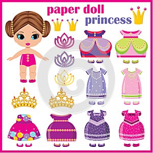 Paper doll princess .