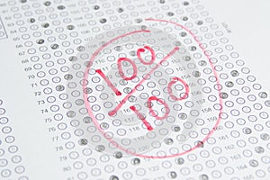 Exam Test , 100 Score