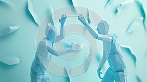 The Paper Figures Interaction.AI generated image