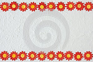 Paper flower pattern