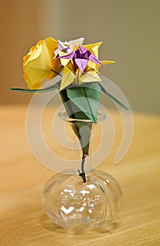 Paper flowers photo