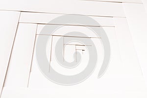 Paper geometric composition, abstract background