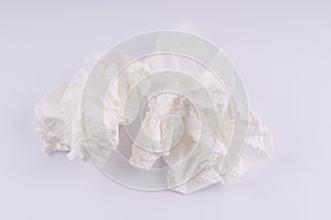 Paper handkerchiefs used