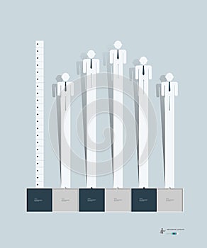 Paper Infographics template