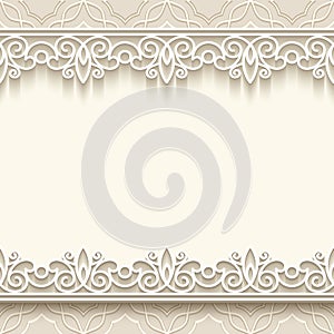 Paper lace background