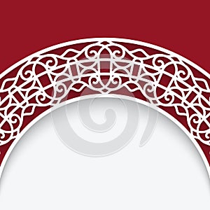 Paper lace background