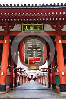 Paper Lantern At Sensoji / Asakusa Temple.