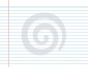 Paper line vector background , detailed lined paper texture