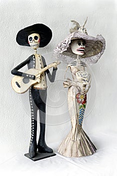 Paper Mache Catrinas from Mexico