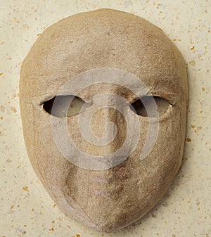 Paper-mache mask