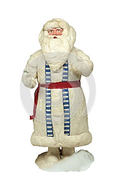 Paper-mache Santa Claus toy
