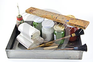 Paper marbling tools