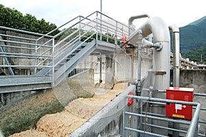 Paper mill - Water purification photo