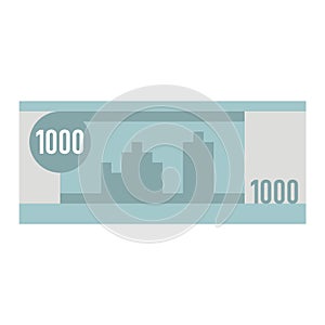 Paper money vector illustration.