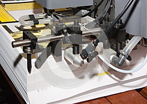 Paper at offset printed machine