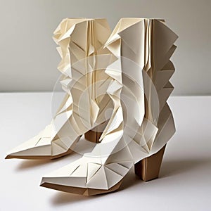 Paper Pardners: A Folded Representation of the Wild West