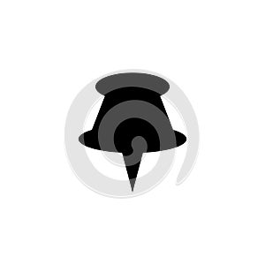 Paper Pin Icon Design Vector Template