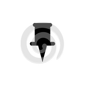 Paper Pin Icon Design Vector Template