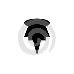 Paper Pin Icon Design Vector Template