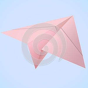 Paper Plane 3D style