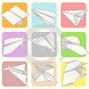 Paper Plane Model Collection Set