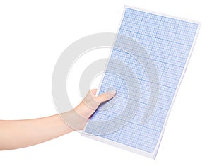 Paper for plotting in a hand