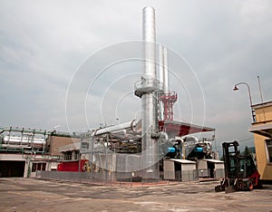 Paper and pulp mill - Cogeneration plant photo