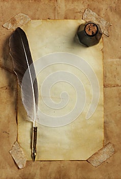 Paper, quill & ink