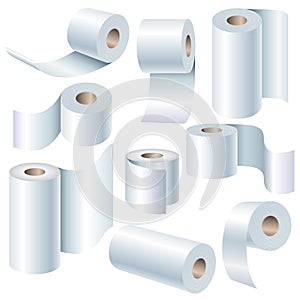Paper roll set
