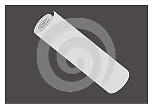 Paper roll simple illustration