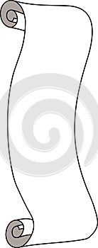 Paper scrollillustration