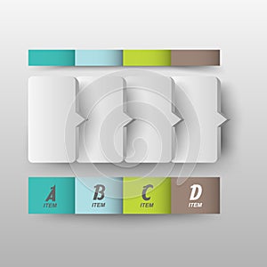 Paper sequence pattern for business presentations