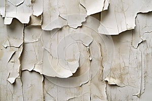 Paper Sheet Texture on a Cardboard Background