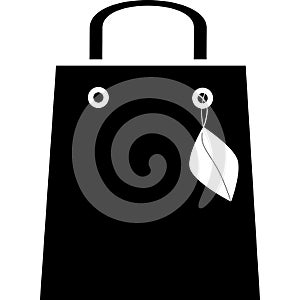 Paper shopping bag icon, logo. Shopping bag for advertising and branding collection for retail design. Perfect for your web page,