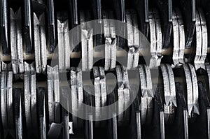 Paper shredder blades