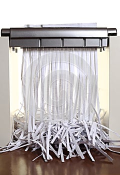 A paper shredder