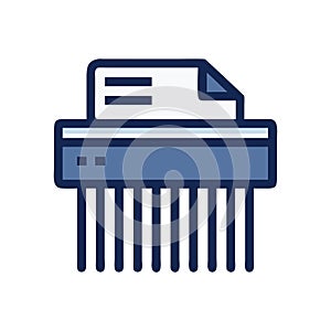 Paper Shredder Icon for Security