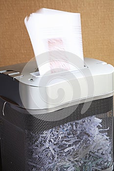 Paper Shredder at Work
