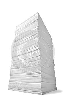 Paper stack pile office paperwork busniess education