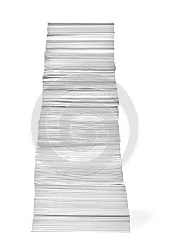 Paper stack pile office paperwork busniess education