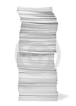 paper stack pile office paperwork busniess education