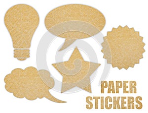 Paper stickers