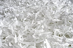 Paper strips like confetti for party or box filler for shipping fragile items
