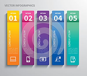 Paper tab infographic