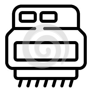 Paper towels alternative icon outline vector. Public hand dryer