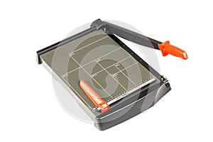 Paper trimmer on white