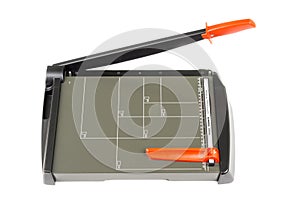 Paper trimmer on white