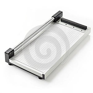 Paper trimmer on white background