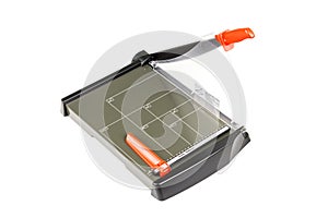 Paper trimmer on white